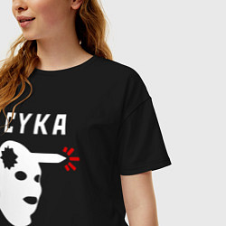 Футболка оверсайз женская CS хэдшот, цвет: черный — фото 2