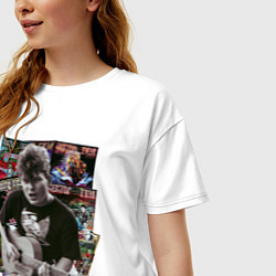 Футболка оверсайз женская Сектор газа Юра Хой, цвет: белый — фото 2