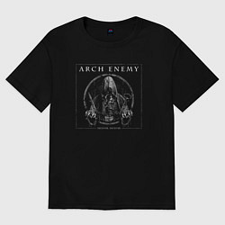 Футболка оверсайз женская Arch enemy deceiver, цвет: черный