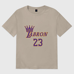 Футболка оверсайз женская King Labron, цвет: миндальный