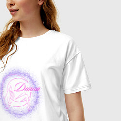 Футболка оверсайз женская Диана новая, цвет: белый — фото 2