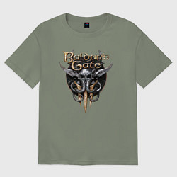 Футболка оверсайз женская Baldurs Gate III, цвет: авокадо
