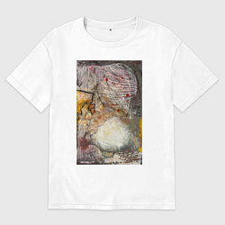 Футболка оверсайз женская Autumn, цвет: белый