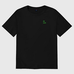 Футболка оверсайз женская Minimalism, цвет: черный