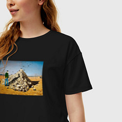 Футболка оверсайз женская Апофеоз ANIMAX, цвет: черный — фото 2