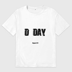 Женская футболка оверсайз D DAY Agust D