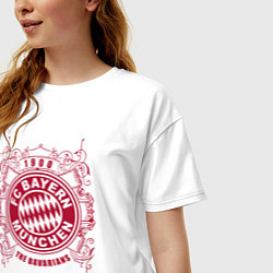 Футболка оверсайз женская Мюнхенская Бавария, цвет: белый — фото 2
