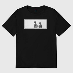 Футболка оверсайз женская Basketball Kuroko, цвет: черный