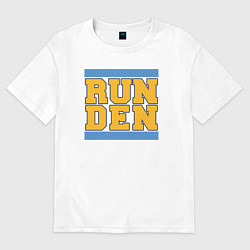 Футболка оверсайз женская Run Denver Nuggets, цвет: белый