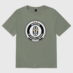 Футболка оверсайз женская Juventus club, цвет: авокадо