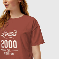 Футболка оверсайз женская 2000 ограниченный выпуск, цвет: кирпичный — фото 2