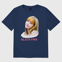 Женская футболка оверсайз Lisa Blackpink