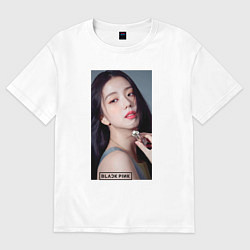 Женская футболка оверсайз Kim Jisoo