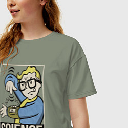 Футболка оверсайз женская Vault science, цвет: авокадо — фото 2