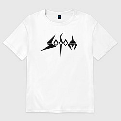 Футболка оверсайз женская Sodom, цвет: белый