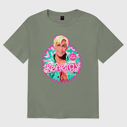 Футболка оверсайз женская Кен Барби, цвет: авокадо