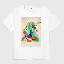 Футболка оверсайз женская Le Petit Prince, цвет: белый