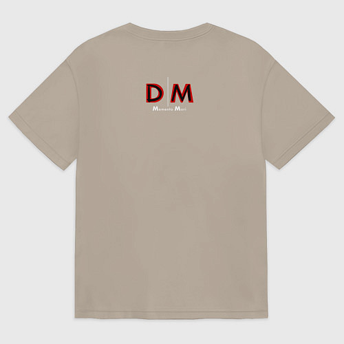 Женская футболка оверсайз Depeche Mode - Memento Mori Two of Us / Миндальный – фото 2