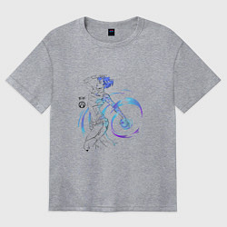 Футболка оверсайз женская Майя Borderlands, цвет: меланж