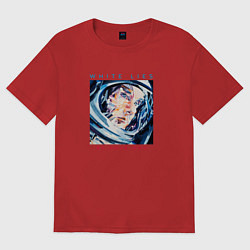 Футболка оверсайз женская White Lies - Be Your Man, цвет: красный