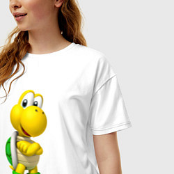 Футболка оверсайз женская Купа-трупа стоит, цвет: белый — фото 2