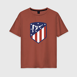 Женская футболка оверсайз Atletico Madrid FC