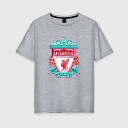 Женская футболка оверсайз Liverpool fc sport collection