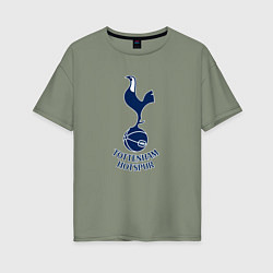 Футболка оверсайз женская Tottenham Hotspur fc sport, цвет: авокадо