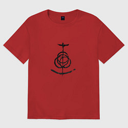 Женская футболка оверсайз Символ Elden Ring