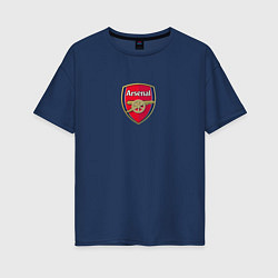 Футболка оверсайз женская Arsenal fc sport club, цвет: тёмно-синий
