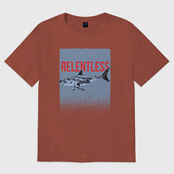 Футболка оверсайз женская Relentless, цвет: кирпичный
