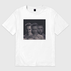 Футболка оверсайз женская Тайлер Дёрден, цвет: белый