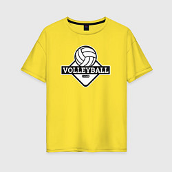 Женская футболка оверсайз Volleyball club