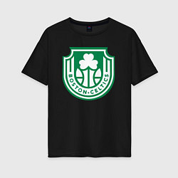 Женская футболка оверсайз Boston Celtics team