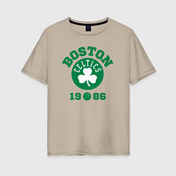 Женская футболка оверсайз Boston Celtics 1986