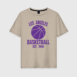 Женская футболка оверсайз Basketball Los Angeles