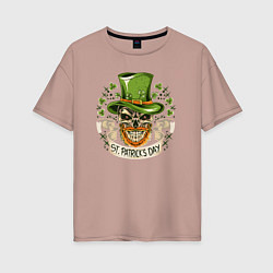 Женская футболка оверсайз St Patrick day