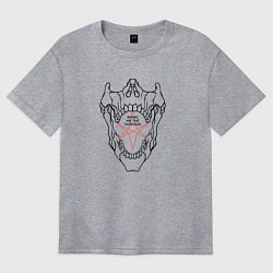 Футболка оверсайз женская Bring Me the Horizon - logo, цвет: меланж