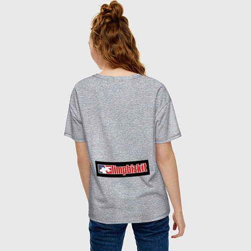 Женская футболка оверсайз Limp Bizkit - Significant Other / Меланж – фото 4