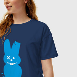 Футболка оверсайз женская Blue bunny, цвет: тёмно-синий — фото 2