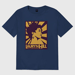 Футболка оверсайз женская Lady Lauryn Hill, цвет: тёмно-синий