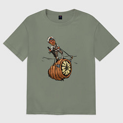 Футболка оверсайз женская Белое солнце Арракиса, цвет: авокадо