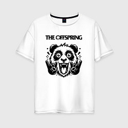 Женская футболка оверсайз The Offspring - rock panda