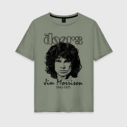 Женская футболка оверсайз The Doors Jim Morrison