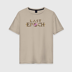 Женская футболка оверсайз Logo Last Epoch