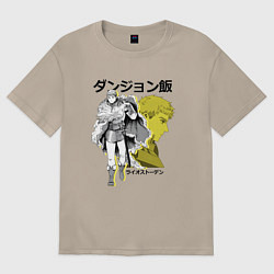 Футболка оверсайз женская Лайос Торден - Подземелье вкусностей, цвет: миндальный