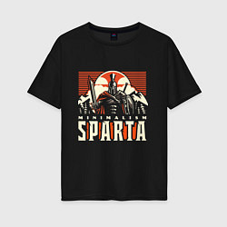 Футболка оверсайз женская Sparta, цвет: черный