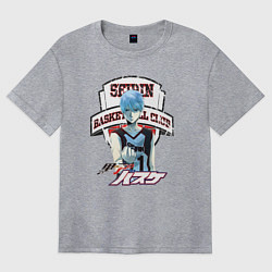 Футболка оверсайз женская Баскетбол Куроко Тэцуя Куроко, цвет: меланж