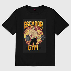 Футболка оверсайз женская Эсканор грех гордыни gym, цвет: черный