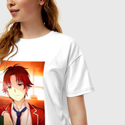 Футболка оверсайз женская Киётака Аянокоджи, цвет: белый — фото 2